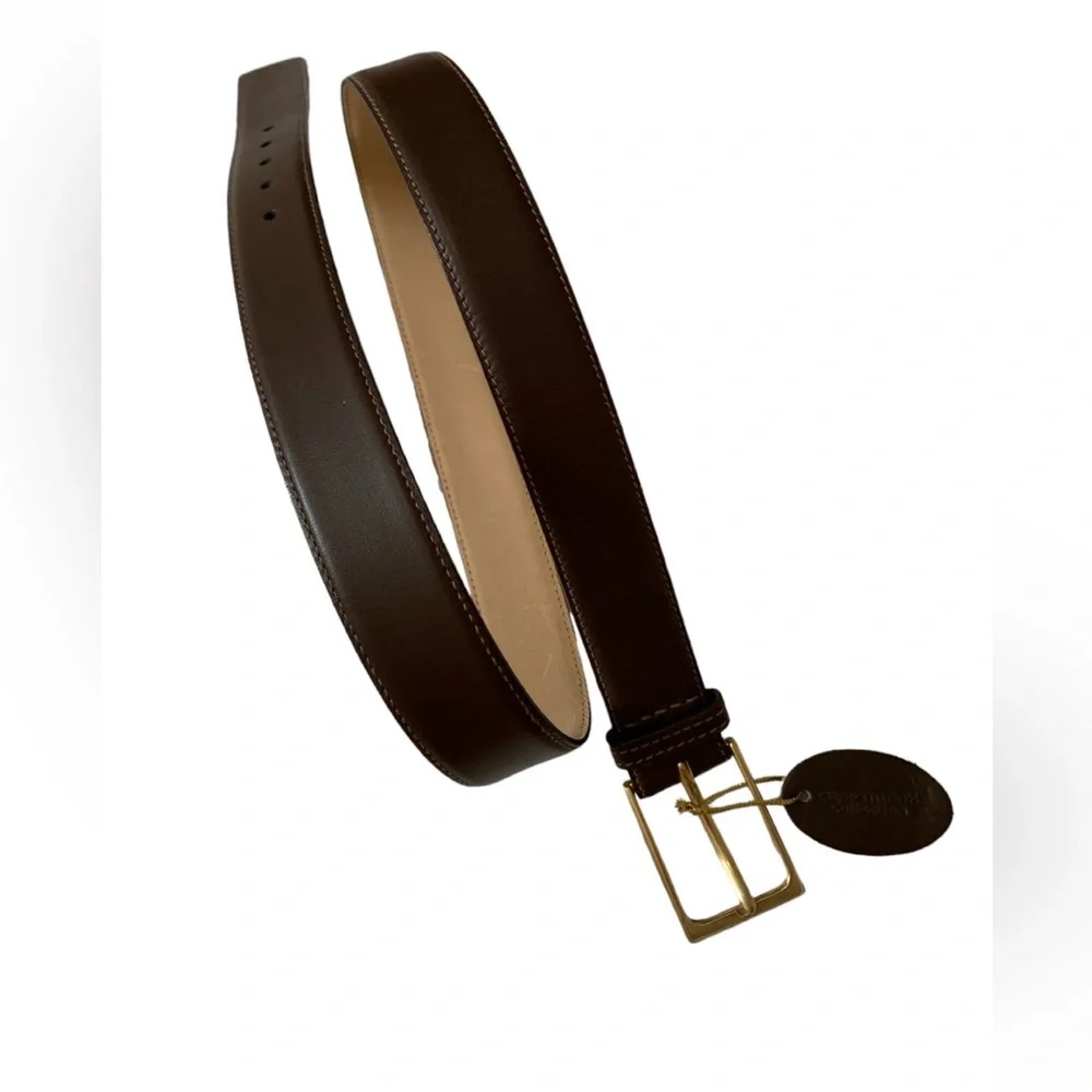 Buxton Soft Touch Cowhide Leather Brown Belt Men’s Size 32 USA style3771…